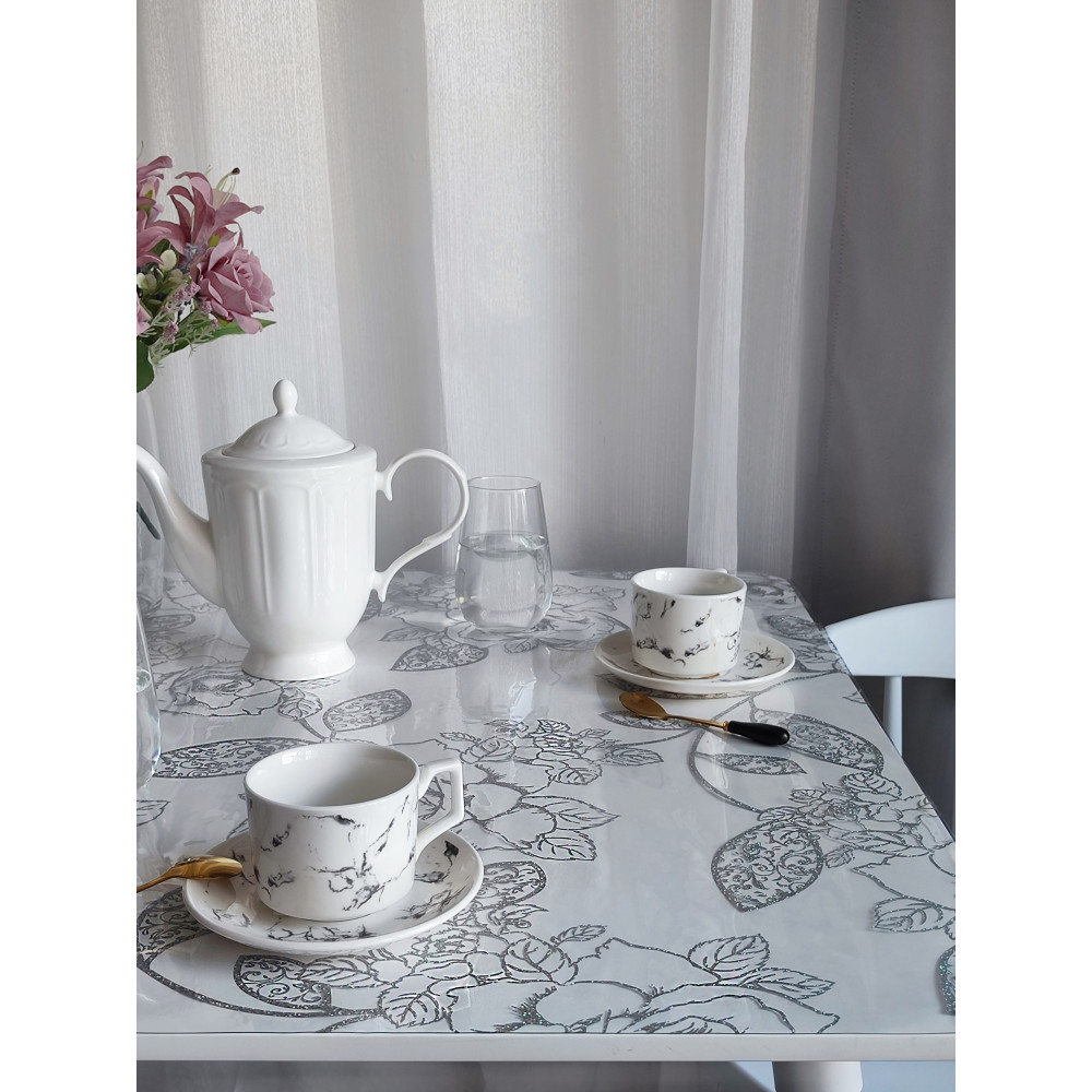 Клеенка силиконовая 0,8*20 м 0,6 мм BZ-1059-80CM Baizheng