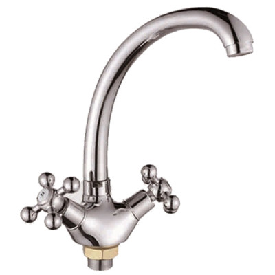 Смеситель DIKALAN для кухни махов. гайка. крест Без подводки (24) D3003-X24