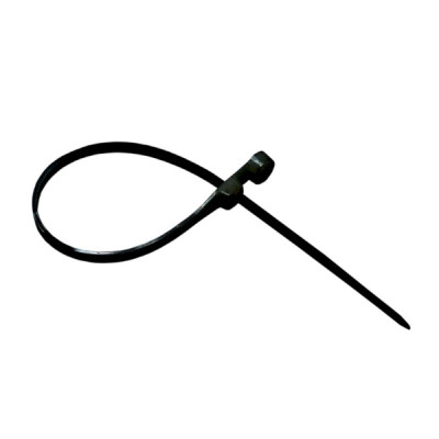 Хомут-стяжкa нейлоновая под винт 100x3,6 мм, черная, упаковка 100 шт. REXANT