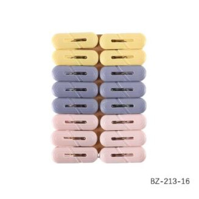 Прищепки пластиковые 16 шт 6,2*2*3,3 см бельевые микс BZ-213-16 Baizheng