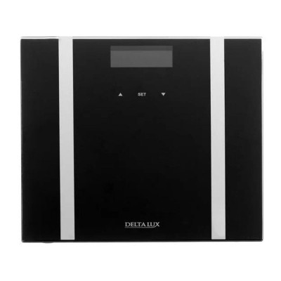 Весы напольные электронные 180 кг 28*28 см черный SMART Delta