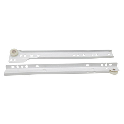 Направляющая роликовая 450х1.0мм (белая) (Левая+правая) 310005