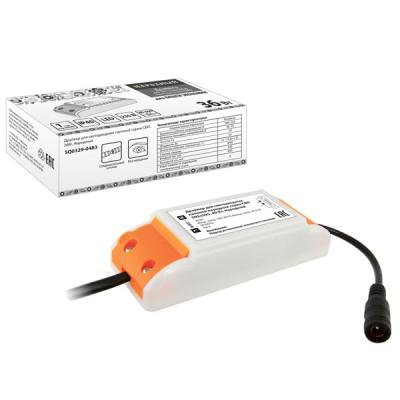 Драйвер для светодиодных панелей  серии СВО, 36Вт, Народный