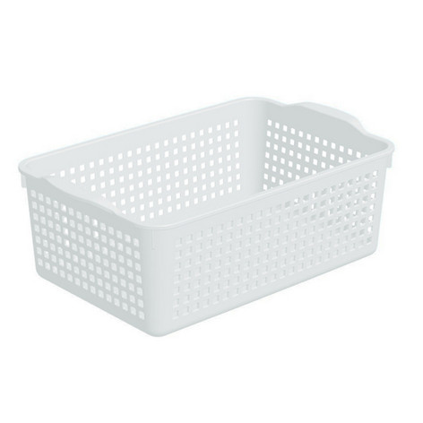 Корзина пластиковая  3,8 л 295*185*105 мм белый Лофт Violet