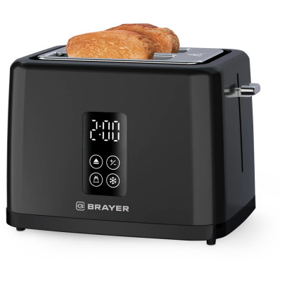 Тостер 930 Вт 7 режимов разморозка поддон белый Brayer