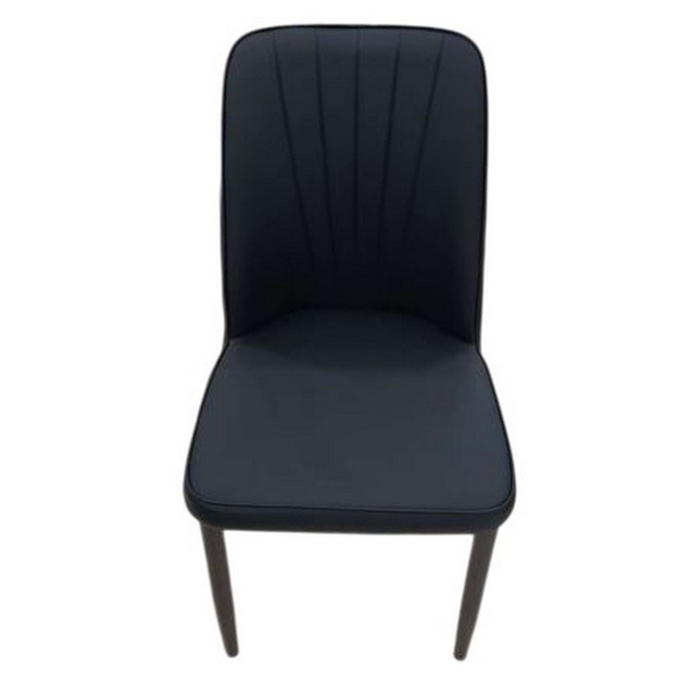 Стул металлический Baizheng 87×47×46 см, искусственная кожа, серый, до 150 кг