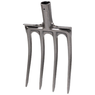 Вилы 4-х рог. копальные усиленные, с упором для ноги F-1 б/черенка (d-40)