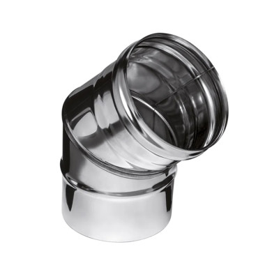 Отвод 45° 430/0,8мм нерж Ф120 FERRUM