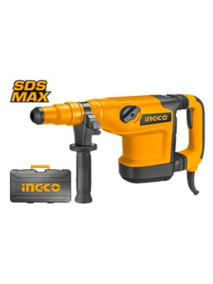 Перфоратор INGCO 1200Вт.0-1100 об/мин 8 Дж SDS-Max INDUSTRIAL(2)RH1200428