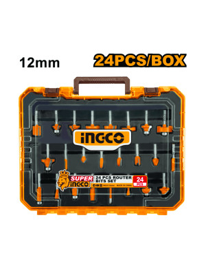 Набор фрез 24 шт 12 мм INGCO AKRT24122 INDUSTRIAL
