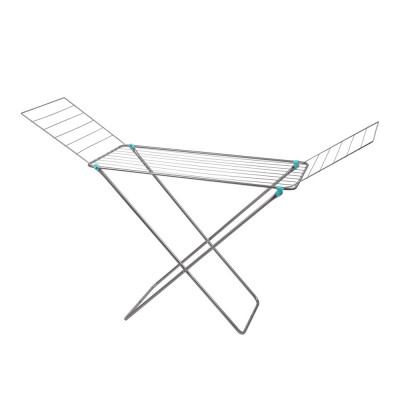 Сушилка металлическая напольная для белья 18 м 1710*550*1070 мм серебряный Nika