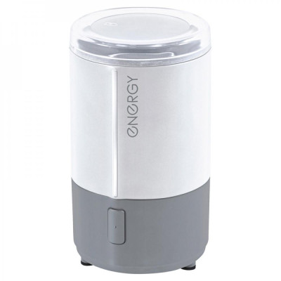 Кофемолка 150 Вт 50 гр чаша ножки нерж сталь импульс белый EN-107 Energy Кофемолка 150 Вт 50 гр чаша ножки нерж сталь импульс белый EN-107 Energy