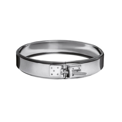 Хомут обжимной 430/0,5 мм нерж Ф197 (200) FERRUM