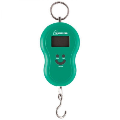 Безмен электронный 50 кг 2*АА дисплей зеленый HS-3003 HomeStar