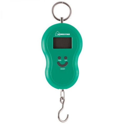 Безмен электронный 50 кг 2*АА дисплей зеленый HS-3003 HomeStar