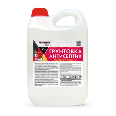 Антисептик грунтовка акриловая 3.0 кг(6) FARBITEX ПРОФИ Антисептик грунтовка акриловая 3.0 кг(6) FARBITEX ПРОФИ