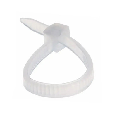 Хомут-стяжка кабельная нейлоновая 100 x2,5 мм, белая, упаковка 100 шт. REXANT