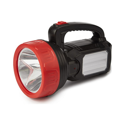 Фонарь светодиодный + боковой свет 6 Вт + 10 Вт встроенный аккумулятор Rexant