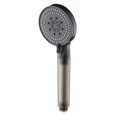 Лейка для душа 7 реж. прозрачная ручка черный Dikalan JPN11-A Лейка для душа 7 реж. прозрачная ручка черный Dikalan JPN11-A