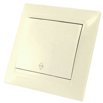 Выключатель на 2 направления 1 кл. 10А сл. кость Выключатель на 2 направления 1 кл. 10А сл. кость