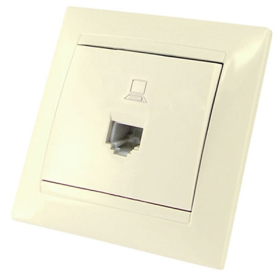 Розетка компьютерная RJ45 сл. кость Розетка компьютерная RJ45 сл. кость