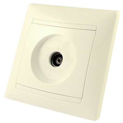 Розетка телевизионная простая (0-2400МГц, 