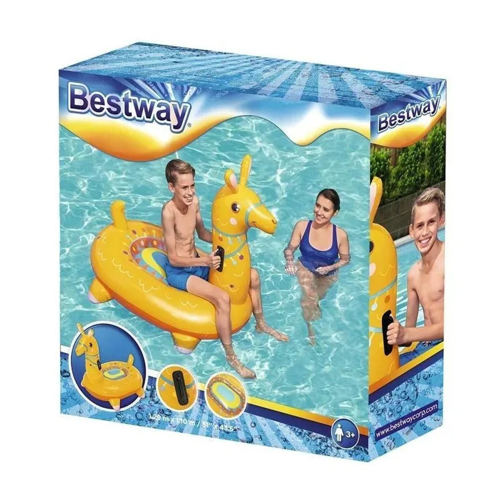 Игрушка для катания верхом 129*110 см Лама с ручками BestWay