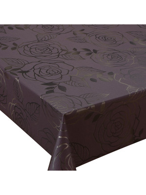 Клеенка ПВХ 1,4*20 м арт Silky-187 Burgundy Meiwa