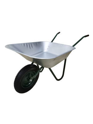 Тачка садовая  GROWER 1 кол. (65 л) 100 кг,  3.25-8/полукруг.корыто