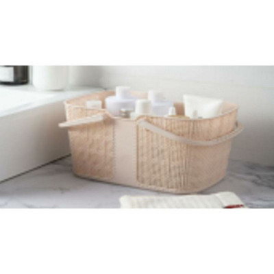 Корзина пластиковая 28.3*19*17.5 мм пласт ручки микс Baizheng