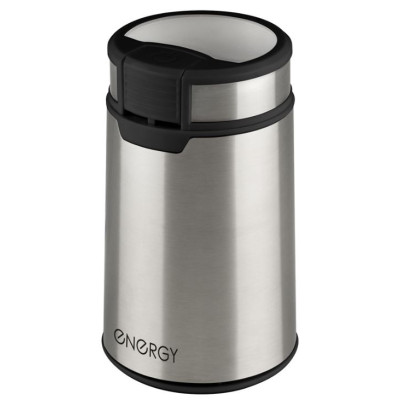 Кофемолка нерж сталь 200 Вт 50 гр чаша нерж сталь импульс черный EN-112 Energy Кофемолка нерж сталь 200 Вт 50 гр чаша нерж сталь импульс черный EN-112 Energy
