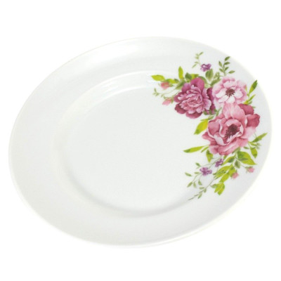 Тарелка фарфоровая обеденная 24 см Оливия Добрушский