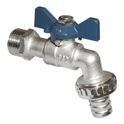 Кран шаровый водоразборный с носиком 1/2 Кран шаровый водоразборный с носиком 1/2