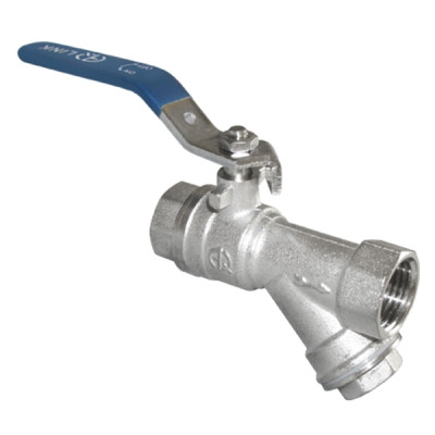 Кран шаровый водоразборный с фильтром 1/2 Кран шаровый водоразборный с фильтром 1/2