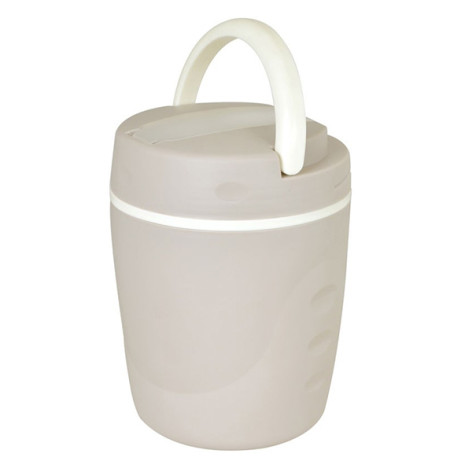 Термос пластиковый  1 л широкое горло ложка контейнер Mallony