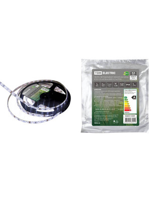 Лента светодиодная SMD2835-60 LED/м-IP20-12 В-4,8 Вт/м-6000 К (упак/5 м) TDM