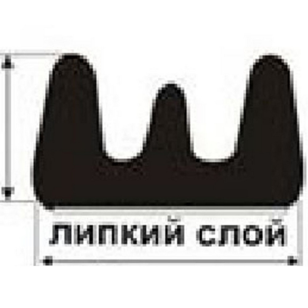 Уплотнитель E профиль 9*4 Remontix белый 150 метров