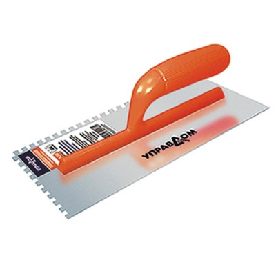 Гладилка 130*280 мм пластик. ручка зуб 4мм Управдом Гладилка 130*280 мм пластик. ручка зуб 4мм Управдом