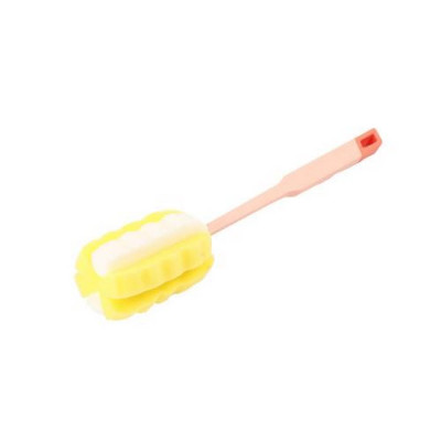 Губка поролоновая для чашек и бутылочек 38*9*7 см с ручкой микс Baizheng Губка поролоновая для чашек и бутылочек 38*9*7 см с ручкой микс Baizheng