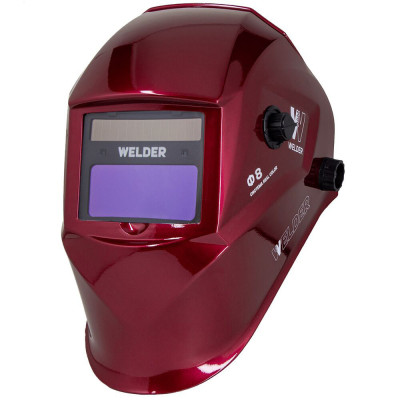 Маска сварщика Хамелеон 100*50мм 4/9-13 DIN WELDER ULTRA Ф8 Бургунди