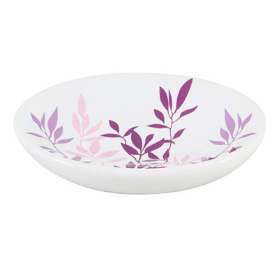 Мыльница керамическая открытая 12,8*9,3*2,5 см Полынь Рыжий кот