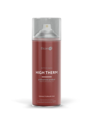 Лак аэрозольный Elcon High Therm для печей и каминов термостойкий 520мл