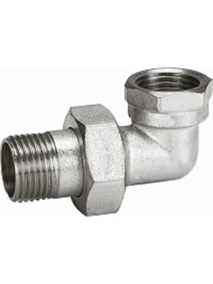 Американка угловая 3/4 ГШ никель