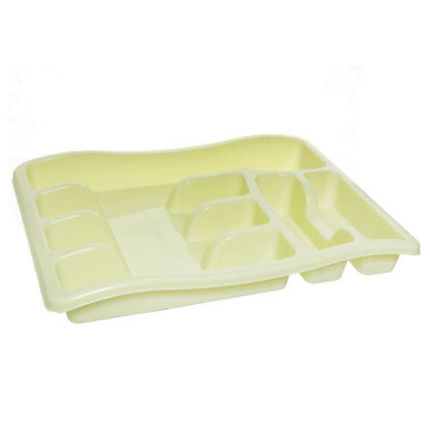 Лоток пластиковый для столовых приборов 380*295*51 мм золотой туман Magic Berossi