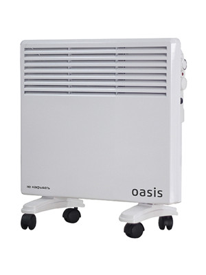 Обогреватель конвекционный LK-10 (D) 1000Вт белый Oasis
