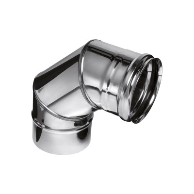 Отвод 90° 430/1мм нерж Ф150 FERRUM