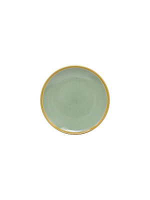 Тарелка керамическая обеденная 26 см Stone green Коралл