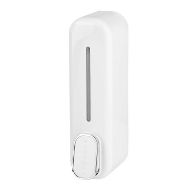 Диспенсер пластиковый 6*9,5*21,5 см 350 мл для жидкого мыла нажимной белый B0922 Рыжий Кот