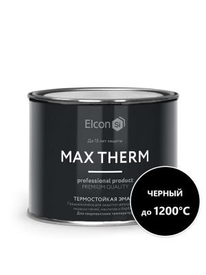 Эмаль термостойкая 1200°C Elcon черная 0,4кг Эмаль термостойкая 1200°C Elcon черная 0,4кг