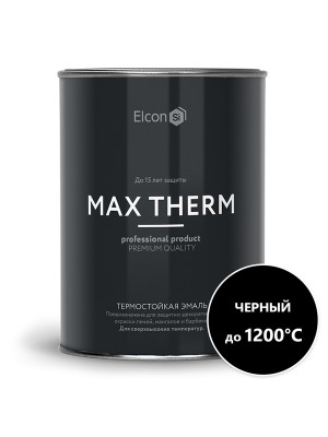 Эмаль термостойкая 1200°C Elcon черная 0,8кг Эмаль термостойкая 1200°C Elcon черная 0,8кг